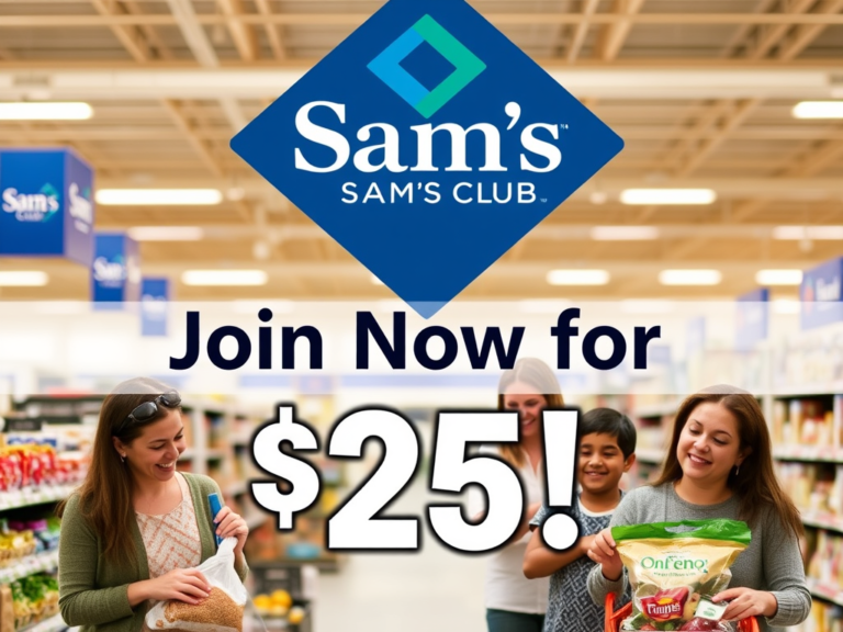 Limited-Time Deal: Get a Sam’s Club Membership for as Low as $25!