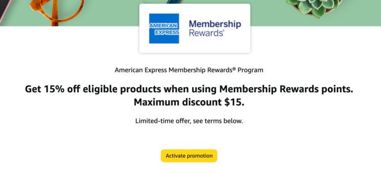 Amazon Amex ‘Shop with Points’ Promo is Back – Up to 50% Off!
