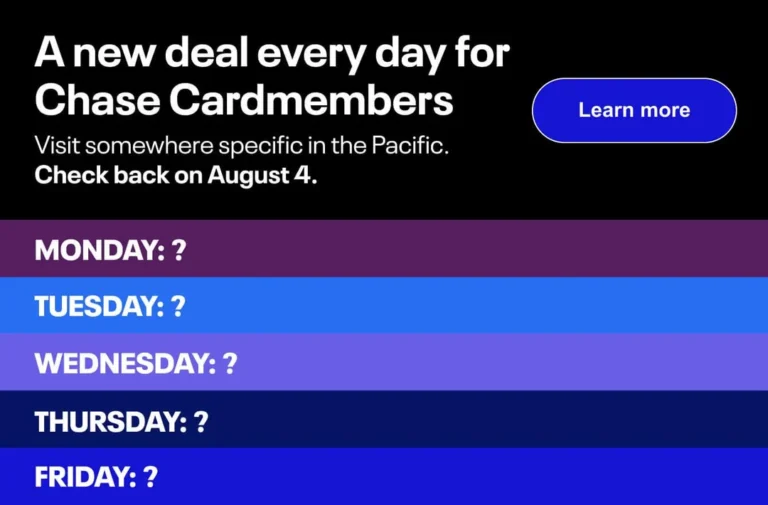 ✈️ 5 Days, 5 Surprise Pacific Destinations: United Airlines Launches Chase Cardmember-Exclusive Deals Starting August 4
