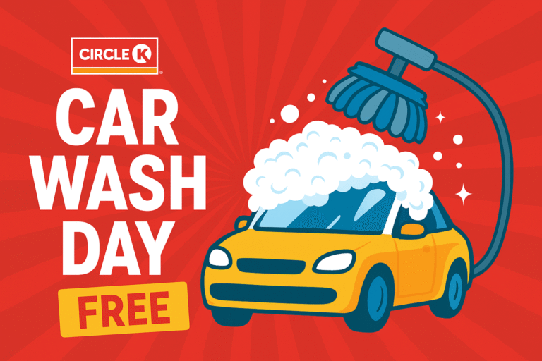 Circle K Car Wash Day: Get a Free Ultimate Car Wash (West Coast) Oct 30 only