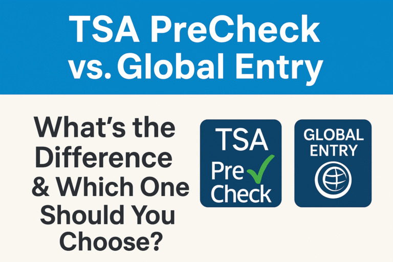 TSA PreCheck vs. Global Entry What’s the Difference
