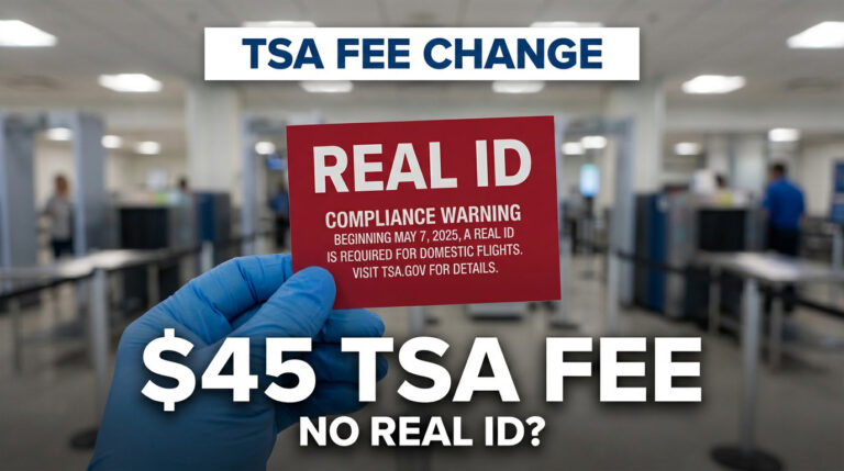 TSA Confirms New $45 Fee for Travelers Starting February 1