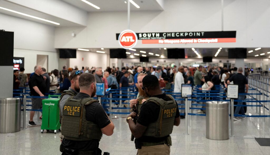 ICE agents deployed to airports amid staffing gaps