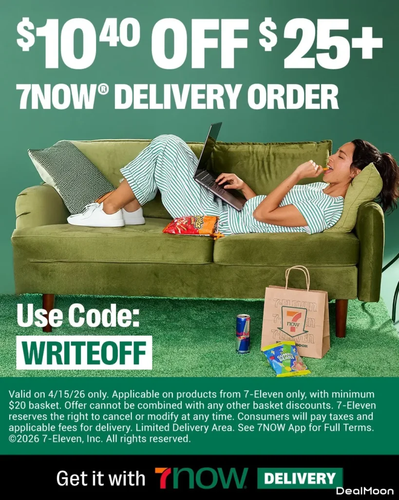 $10.40 off 7NOW delivery order