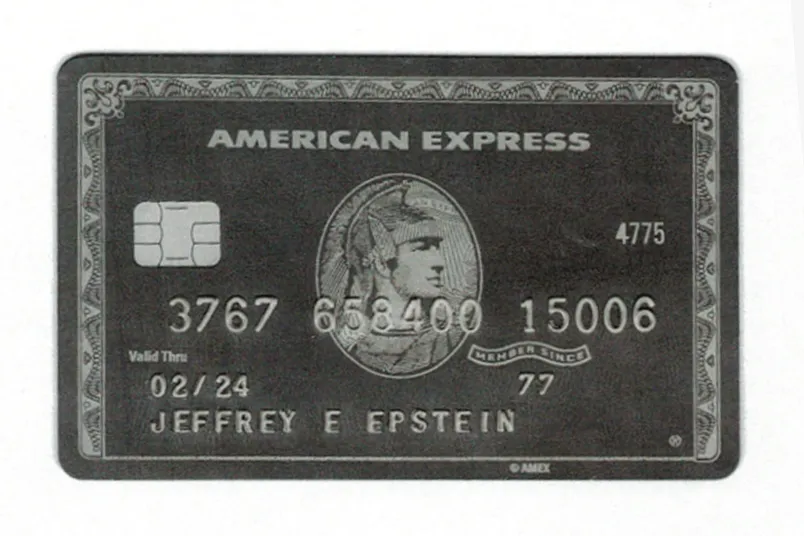 Black American Express credit card