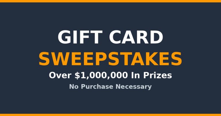 Amazon Sweepstakes: Win A $10,000 Amazon Gift Card Or $1,000 Amazon Gift Card