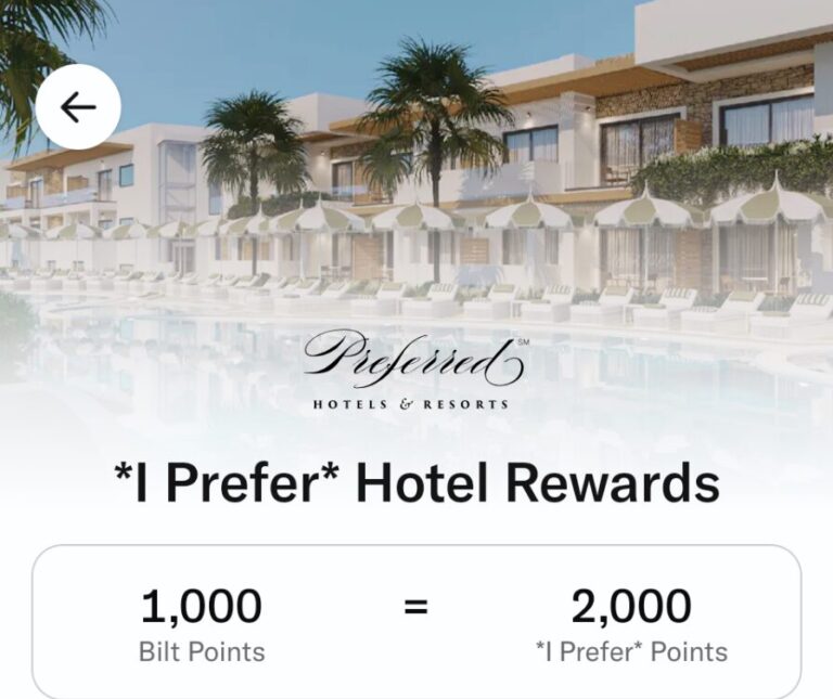 Bilt Adds Preferred Hotels & Resorts as Transfer Partner With 1:2 Ratio